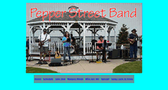 Desktop Screenshot of pepperstreetband.com